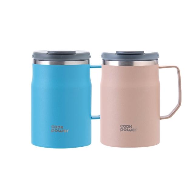 【CookPower 鍋寶_買1送1】內陶瓷保溫保冰辦公杯500ml