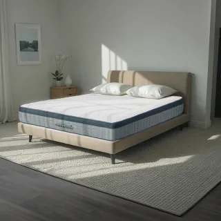 【Therapedic 沛迪醫生】麻助二代/比利時CBD微膠囊/天然漢麻紗/日本冰晶紗/超能助眠獨立筒(雙人5尺)