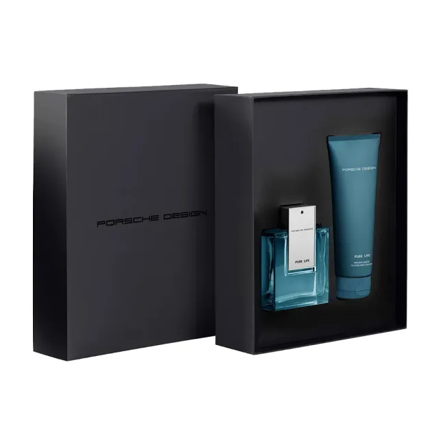 【Porsche Design 保時捷】純粹永恆男性淡香精禮盒-淡香精100ml/2合1洗髮沐浴膠200ml(專櫃公司貨)