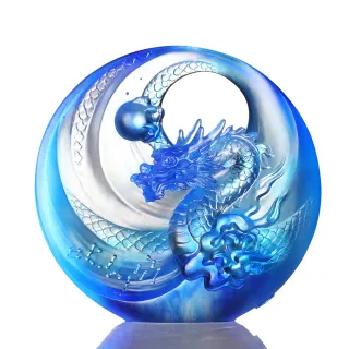 【琉璃工房】蒼龍耀日！升 生日禮物十二生肖入厝禮(龍/送禮/迎賓/禮品/典藏/水晶/琉璃/祝福)
