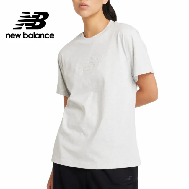 【NEW BALANCE】LOGO寬鬆短T/短袖上衣_WT43531AHH_女性(美版 版型偏大)