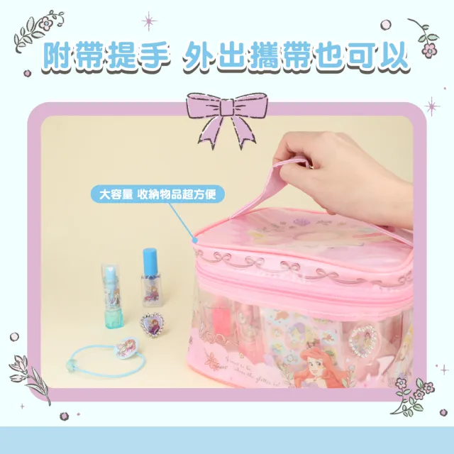 【sun-star】迪士尼公主/冰雪奇緣 華麗手提珠寶文具禮盒組(2款可選/橡皮擦+筆+備忘錄+貼紙+印章/畢業禮物)