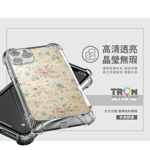 【TRON】iPhone系列 甜美小碎花 四角防摔軟殼手機殼(適用 iPhone 16/ 15/ 14/ Plus/ Pro/ Pro Max)