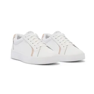 【Keds】出清品 PURSUIT LEATHER 經典綁帶皮革休閒鞋(9241W130453 WH67809)