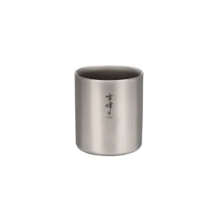 【Snow Peak】雪峰鈦雙層杯 200ml TW-124(高型 杯子 露營 逐露天下)