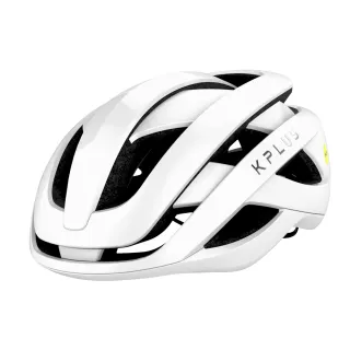 【KPLUS】單車安全帽公路競速系列 可拆洗Mips Air Node系統ALPHA Helmet-亮面白(亞洲頭型)