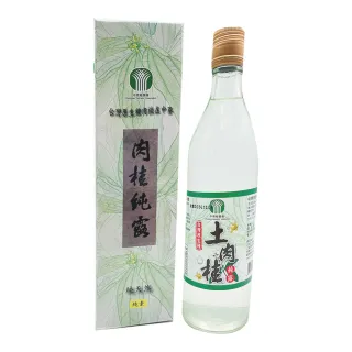 【農會】中寮農會 台灣原生種土肉桂純露禮盒600mlX1瓶/盒(純素. 無酒精. 稀釋飲用) 伴手禮 端午節