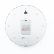 【MONDAINE 瑞士國鐵】Stop2go WIFI智能鐘 靜音掛鐘 自動對時(25cm/銀)