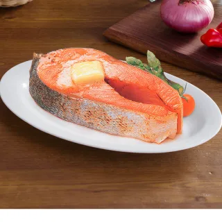 【優鮮配】嚴選中段厚切鮭魚6片(420g±10%/片/片-凍)