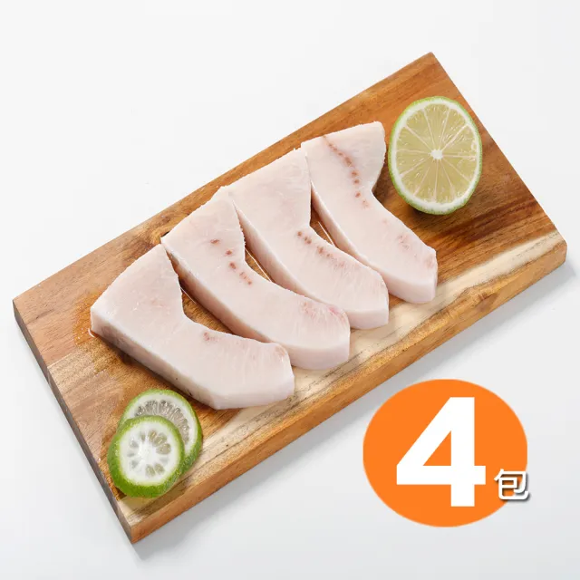 【華得水產】旗魚舅松阪腹肉片4包組(300g/包)