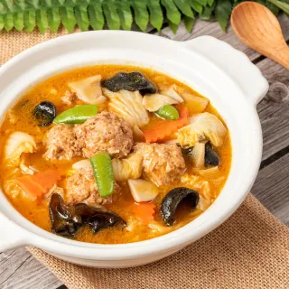 【serenity 祥和蔬食】蟹黃獅子頭 500g(奶蛋素)