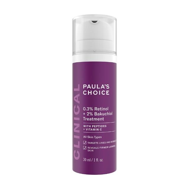 【PAULA’S CHOICE 寶拉珍選】0.3%A醇+2%補骨脂酚精華乳30ml