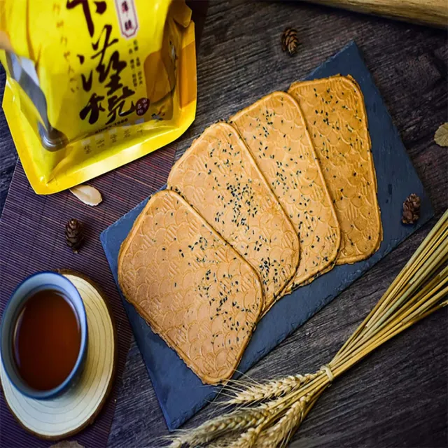 【一品名】卡薄燒410g 任選3包(原味/芝麻/海苔/咖啡)中元 普渡 拜拜