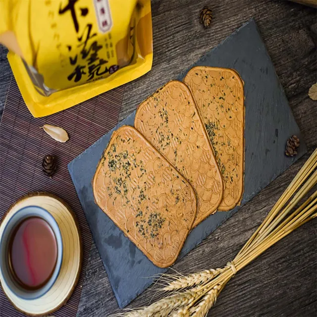 【一品名】卡薄燒410g 任選3包(原味/芝麻/海苔/咖啡)