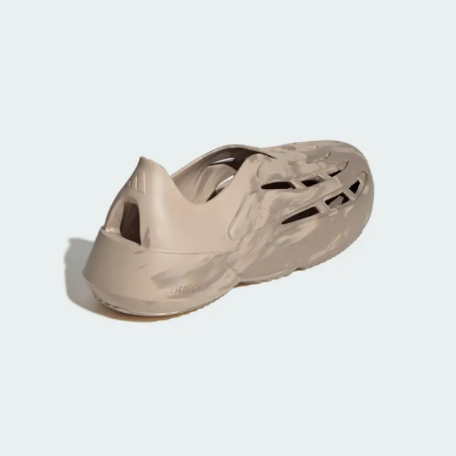 【adidas 愛迪達】Lightstride MOC 男女 運動休閒鞋 洞洞鞋 懶人鞋 涼鞋 快乾 緩震 卡其(JI2277)