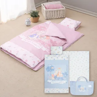 【奇哥官方旗艦】悅讀比得兔兩件式睡袋/小朋友睡袋/兒童睡袋/幼兒園睡袋(睡袋、涼被內胎、提袋)