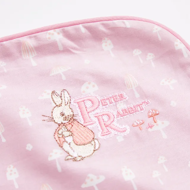 【奇哥】悅讀比得兔圓型枕套2入 29×26×4cm(枕頭套 嬰兒枕頭套 透氣枕套 四季枕套)