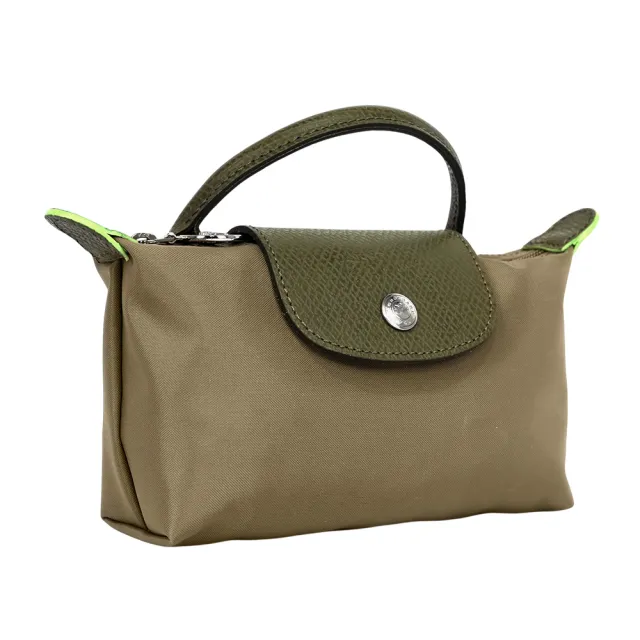 【LONGCHAMP】LE PLIAGE GREEN 手提小包(朝鮮薊色)