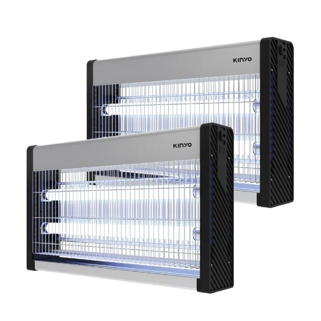 【KINYO】30W雙UVA燈管電擊式捕蚊燈/KL-9837(超值二入)