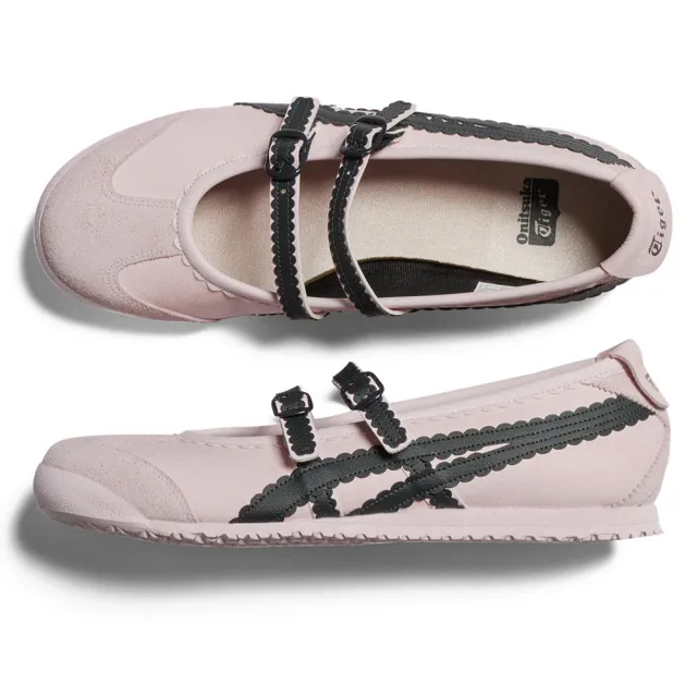 Onitsuka Tiger】鬼塚虎官方旗艦店粉底黑虎爪紋MEXICO 66 TGRS