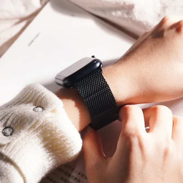【W.wear】APPLE WATCH-米蘭款環形鈦錶帶蘋果專用錶帶(38/40/41/42/44/45/49Ultra)