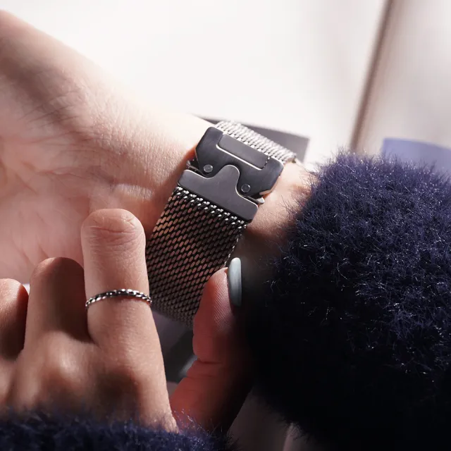 【W.wear】APPLE WATCH-米蘭款環形鈦錶帶蘋果專用錶帶(38/40/41/42/44/45/49Ultra)