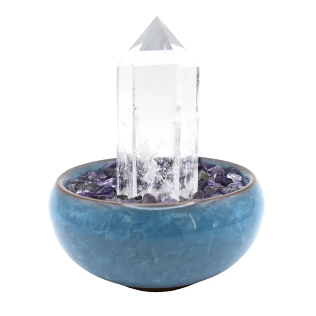 紫水晶柱