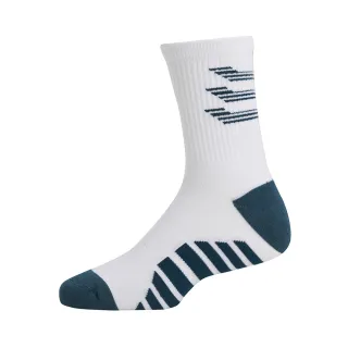 【asics 亞瑟士】中筒襪 男女中性款 籃球配件(3063A068-100)