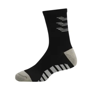 【asics 亞瑟士】中筒襪 男女中性款 籃球配件(3063A068-001)