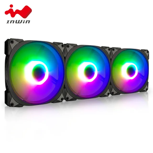 【InWin 迎廣】AN140 黑色 ARGB風扇 3顆裝組(AN系列)
