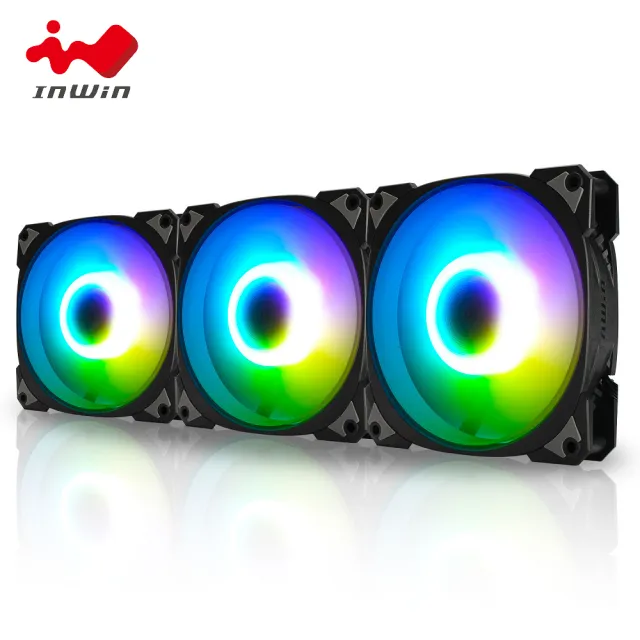 【InWin 迎廣】AN120 黑色 ARGB風扇 3顆裝組(AN系列)
