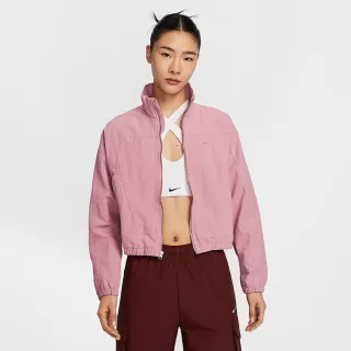 【NIKE 耐吉】休閒外套 運動外套 防風夾克 女款 AS W NSW EVRTHNG WVN RPL UV 粉色(HJ1000699)