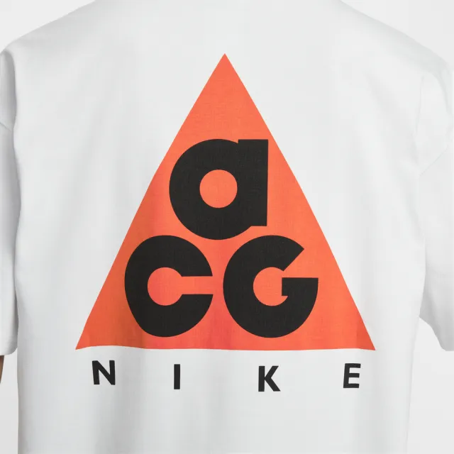 【NIKE 耐吉】短袖上衣 運動上衣 T恤 男款 AS M ACG DF TEE M90 LBR+HBR TR 白色(HJ0799121)