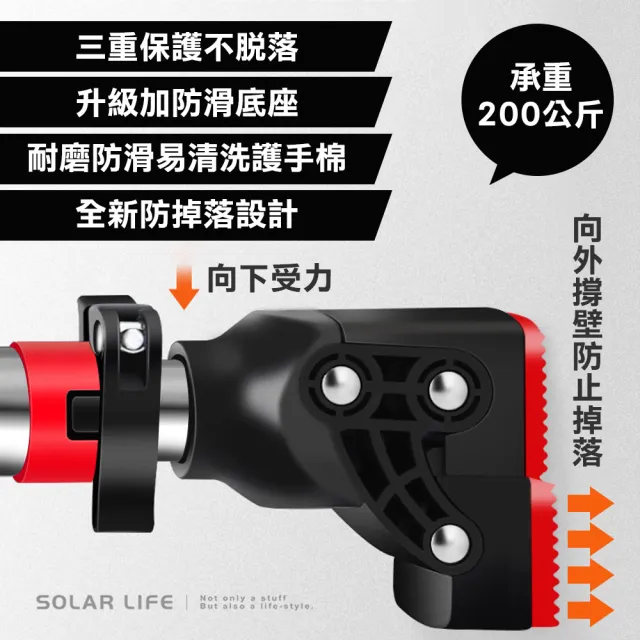 【索樂生活】室內單槓 73-130cm(門框單槓 室內單槓 家用單槓 運動單槓 diy 單槓 引體向上)