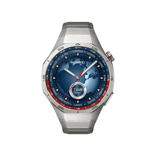 【HUAWEI 華為】WATCH GT5 Pro GPS 46mm 健康運動智慧手錶(鈦空銀)