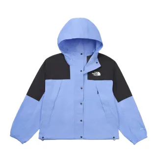 【The North Face 官方旗艦】北面女款藍色DWR防潑水防風外套｜8DGS6M9
