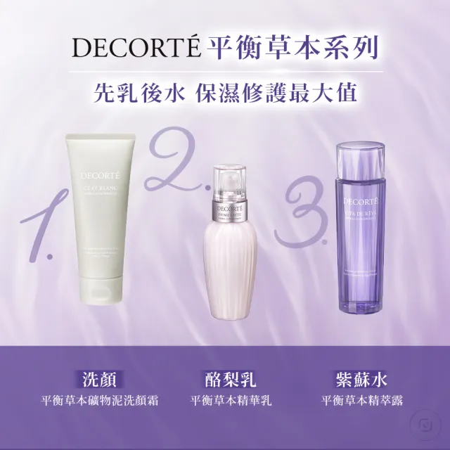 【DECORTE 黛珂】平衡草本 礦物泥洗顏霜170g