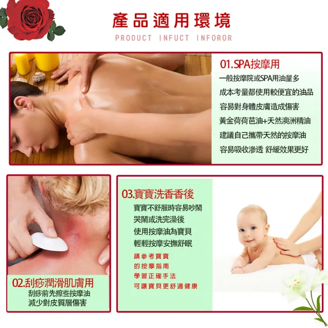 【Body Temple】頂級複方精油泡澡&按摩油-美胸纖體組合100mlx3(曲線重現彈力美胸浪漫玫瑰)