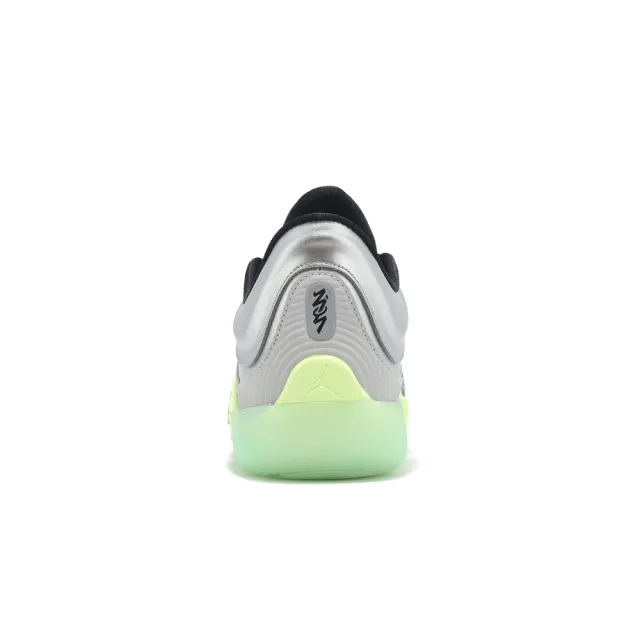 【NIKE 耐吉】籃球鞋 Jordan Zion 4 PF 男鞋 銀 綠 胖虎 錫安 氣墊 緩震(FD0591-005)