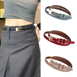 【LEEHER】交換禮物 真皮腰帶/洋裝腰帶/皮帶/腰帶/腰封/細腰帶/金扣皮帶/真皮/休閒皮帶/搭配神器/顯