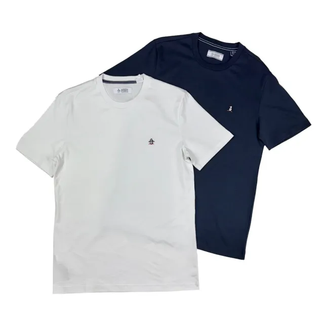 【Munsingwear】企鵝 素T penguin 彩標刺繡 有機棉 彈性 短T  Munsingwear 短袖 T恤 平輸品(1381BC3)