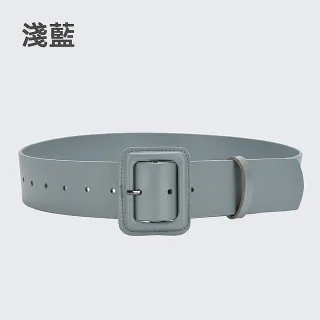 【LEEHER】方頭腰帶/寬腰帶/腰帶/風衣腰帶/女腰封/時尚腰帶/腰封/皮帶/皮帶真皮/收腰皮帶/