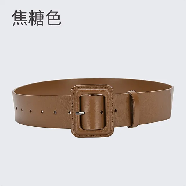 【LEEHER】方頭腰帶/寬腰帶/腰帶/風衣腰帶/女腰封/時尚腰帶/腰封/皮帶/皮帶真皮/收腰皮帶/