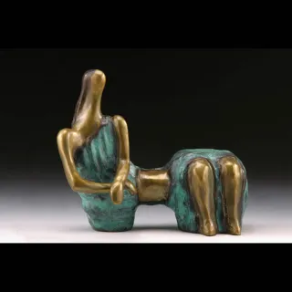 【Gallery Chuan 筌美術】明月 The Bright Moon(送禮 藝品 收藏 雕塑)