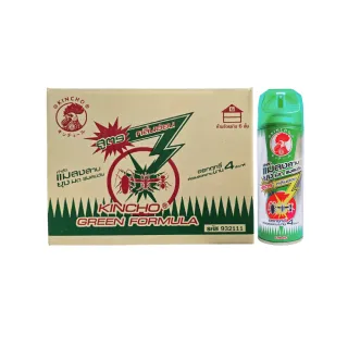 【KINCHO 日本金鳥】泰好噴油性殺蟲劑12入(13種害蟲一網打盡)