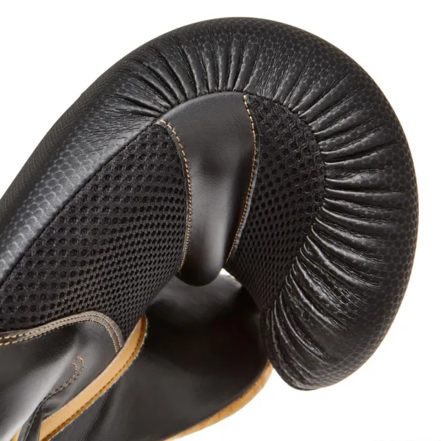 【REEBOK】Boxing Gloves 拳擊戰鬥手套 - Gold/Black(拳擊手套、格鬥手套、拳套)