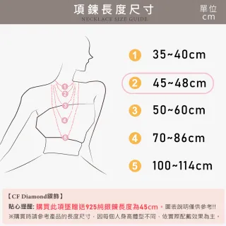 【CF Diamond】經典浪漫｜單鑽系列 (1克拉  七夕情人節 女戒 鑽戒 項鍊 手鍊 生日禮物 求婚)