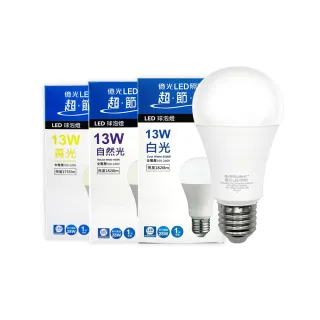 【Everlight 億光】6入組 LED燈泡 13W 全電壓 E27 戰鬥版 球泡燈 2025年最新款
