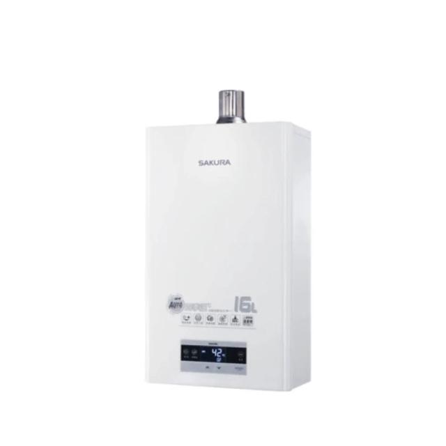 【SAKURA 櫻花】DH1693F渦輪增壓智能恆溫熱水器(★櫻花原廠技師基本安裝★)