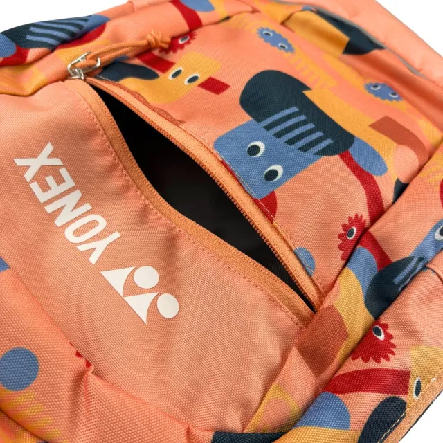 【YONEX】兒童後背包小背包可放羽球拍29x18x43cm珊瑚橘(BA22512EX320)